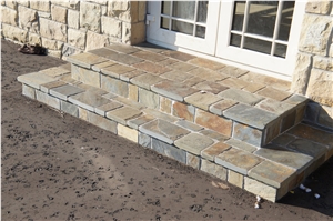 Old English Cobble Door Step