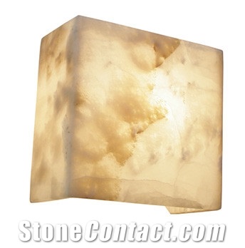 Honey Onyx Interior Wall Lamp