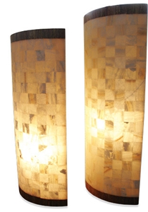 Yellow Onyx Mosaic Floor Lamp