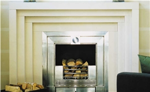 Pietra Plana Extra Limestone Fireplace Surround