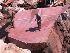 Rosso Marble Block, Turkey Red Marble