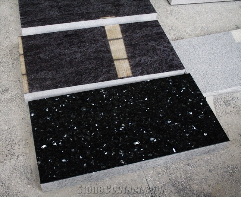 Emerald Pearl Granite Single Monument