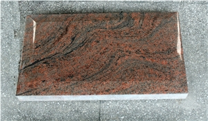 Indian Multicolor Red American Style Granite Monument