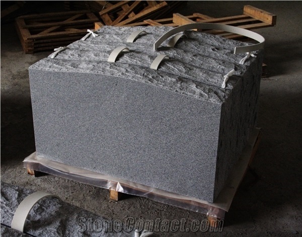Light Gray G633 American Upright Die and Base Monument