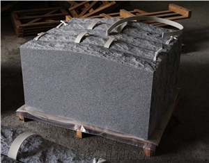 Light Gray G633 American Upright Die and Base Monument
