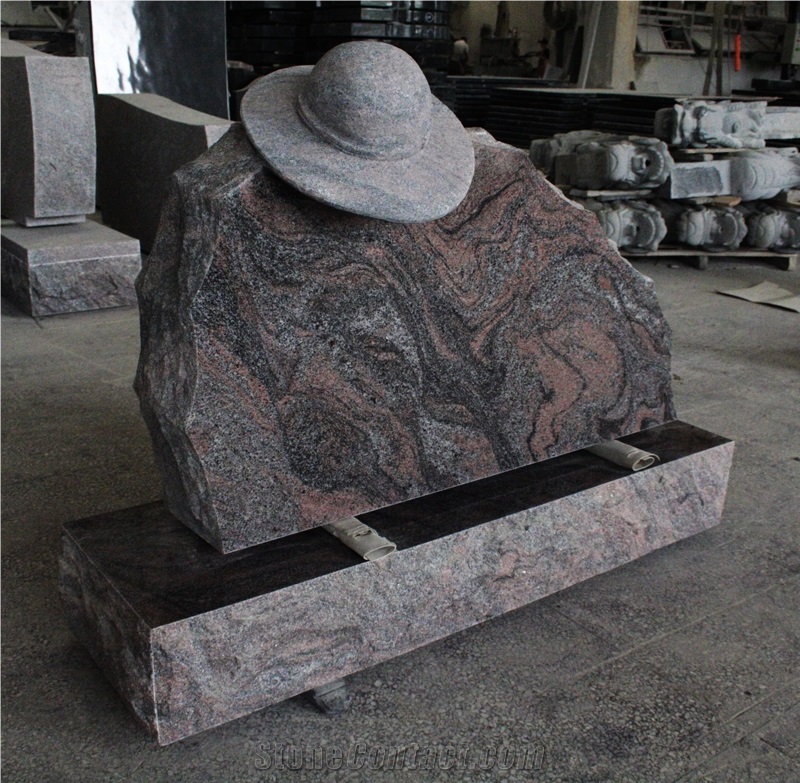 Paradiso Hat Shape carving American Upright Monument & Tombstone