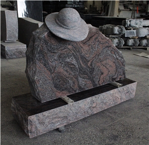 Paradiso Hat Shape carving American Upright Monument & Tombstone