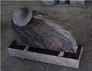 Paradiso Hat Shape carving American Upright Monument & Tombstone