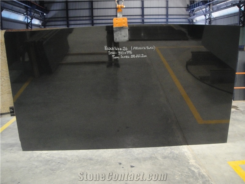 Absolute Black Slabs & Tiles, Chamrajnagar Black Granite Slabs