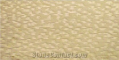 Bladed Finished Artwall- Cappuccino, Beige Marble Building & Walling