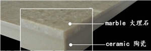Cream Marfil Marble &Ceramic Compound Stone Slabs & Tiles, Crema Marfil Marble Slabs & Tiles