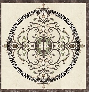 Waterjet Medallion Wj04, Round Medallions