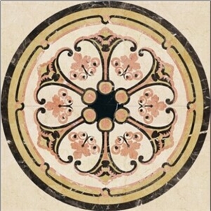Waterjet Medallion Wj05, Round Medallions