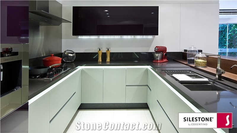 Pure Black Silestone Countertop