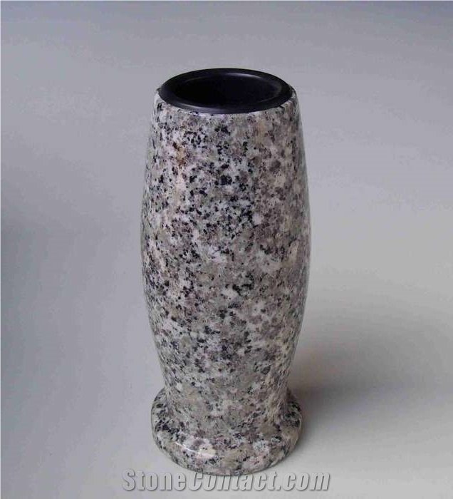 Silesian Granite Grave Grave Vase