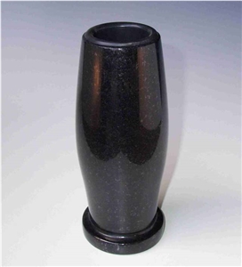 Swedish Standard Black Granite Grave Vase Swedish Standard Black Granite Grave Vase