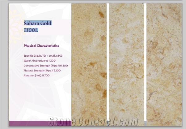 Jerusalem Sahara Gold 1100l