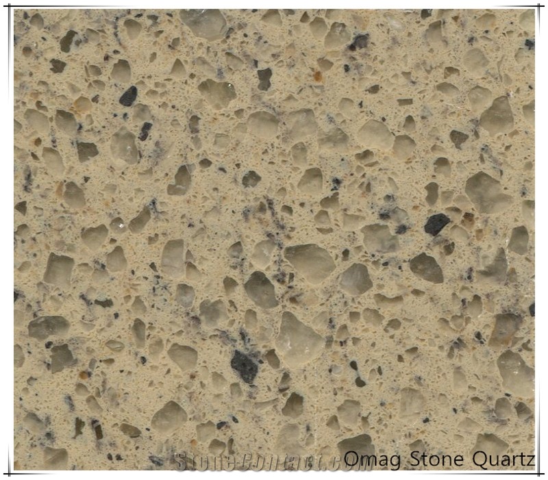 Omag Brown Galaxy Quartz Stone Solid Surfaces Engineered Stone