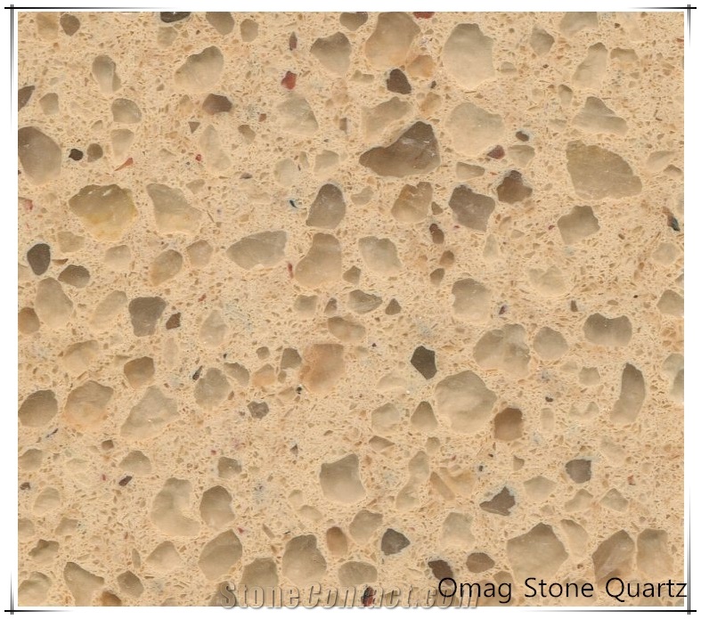 Omag Cream Diamond Galaxy Quartz Stone