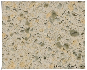 Omag Crema Diamond Galaxy Quartz Stone