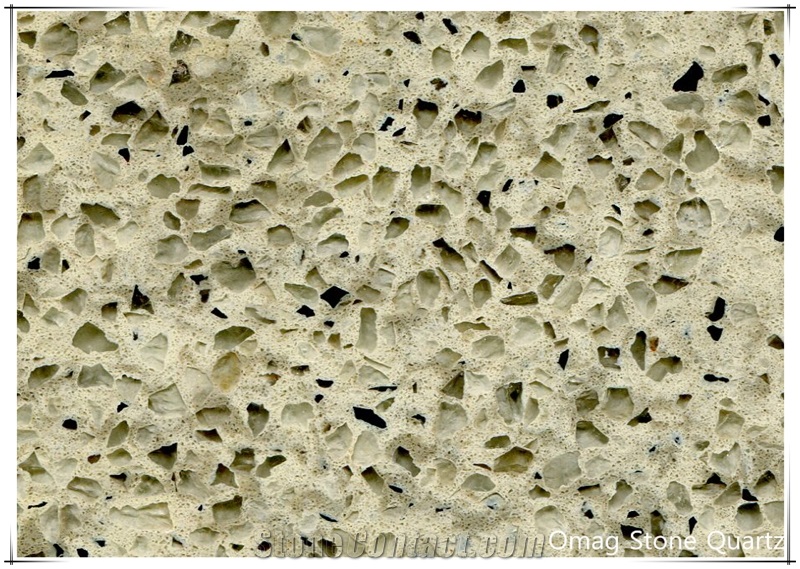 Omag Desert Brown Galaxy Quartz Stone Solid Surface Engineered Stone Tiles