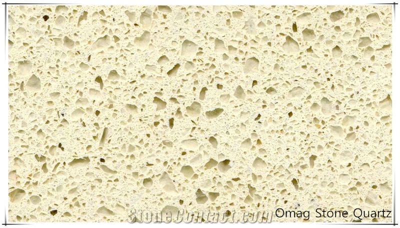 Omag Galaxy Yellow Quartz Stone Solid Surface,Engineered Stone