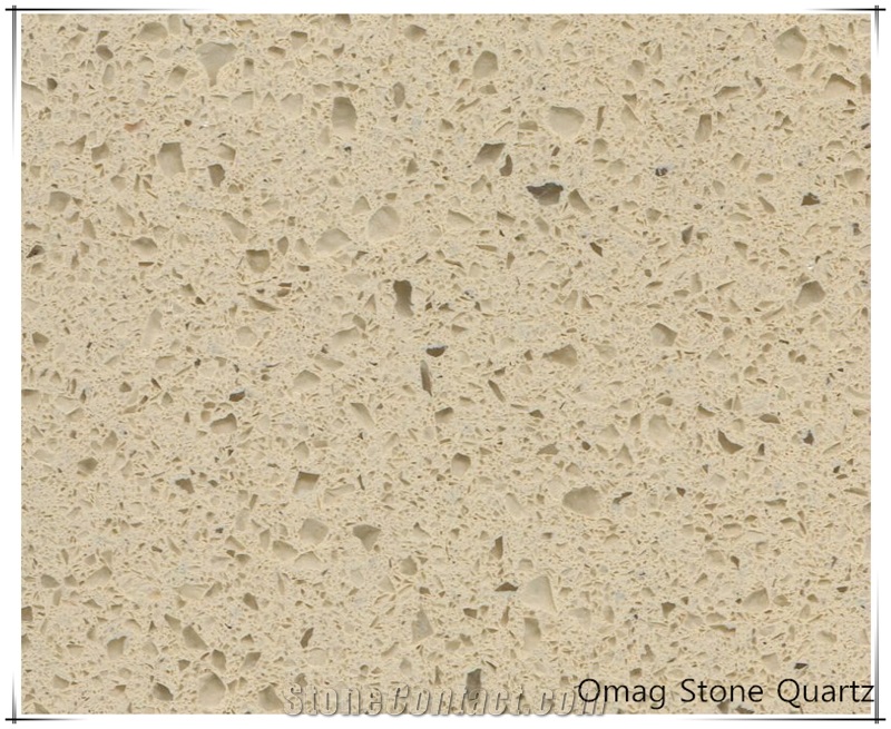 Omag Galaxy Yellow Quartz Stone Solid Surface,Engineered Stone
