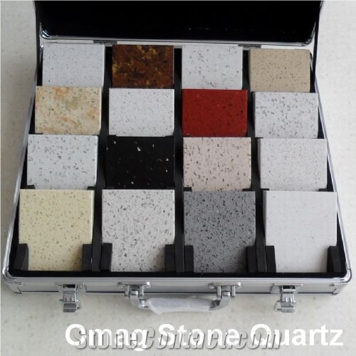 Omag Light Brown Quartz Stone/Engineered Stone Solid Surface Kitchen Countertops