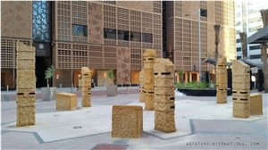 Obelisk Yellow Indian Sandstone, Lalitpur Yellow Sandstone Garden & Palisade Obelisk Yellow Indian Sandstone, Lalitpur Yellow Sandstone Garden & Palisade