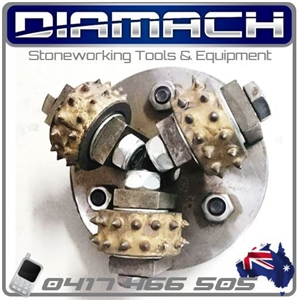 Diamach 125mm Bushhammer Tool 3 Rollers M14
