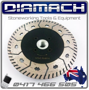 Diamach "Carver" 125mm (5") Multi Cutter for Stone, M14 Attachment