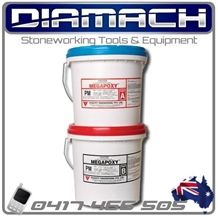 Megapoxy® Pm White 20 Litre Kit 45 Minute Working Time Stone and Construction Epoxy Gap Filler