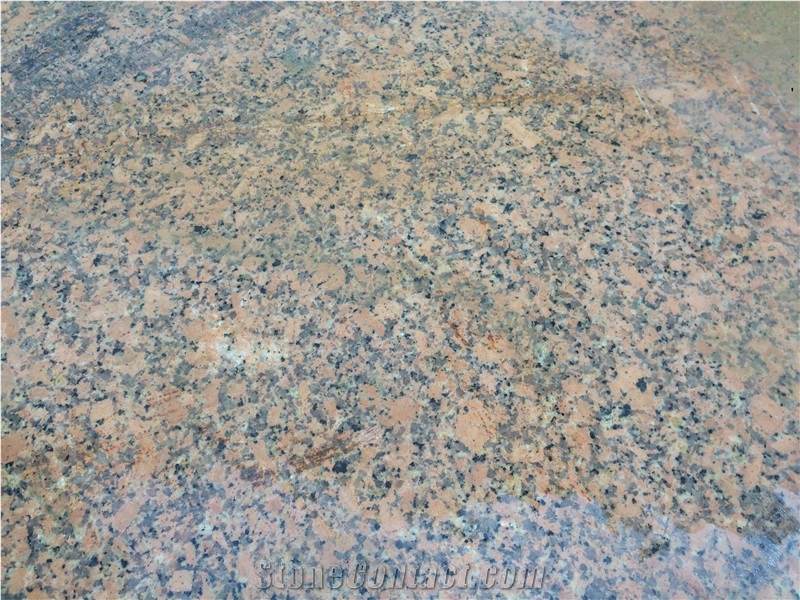 Crystal Pink Flower Granite Slabs & Tiles, India Pink Granite