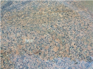 Crystal Pink Flower Granite Slabs & Tiles, India Pink Granite