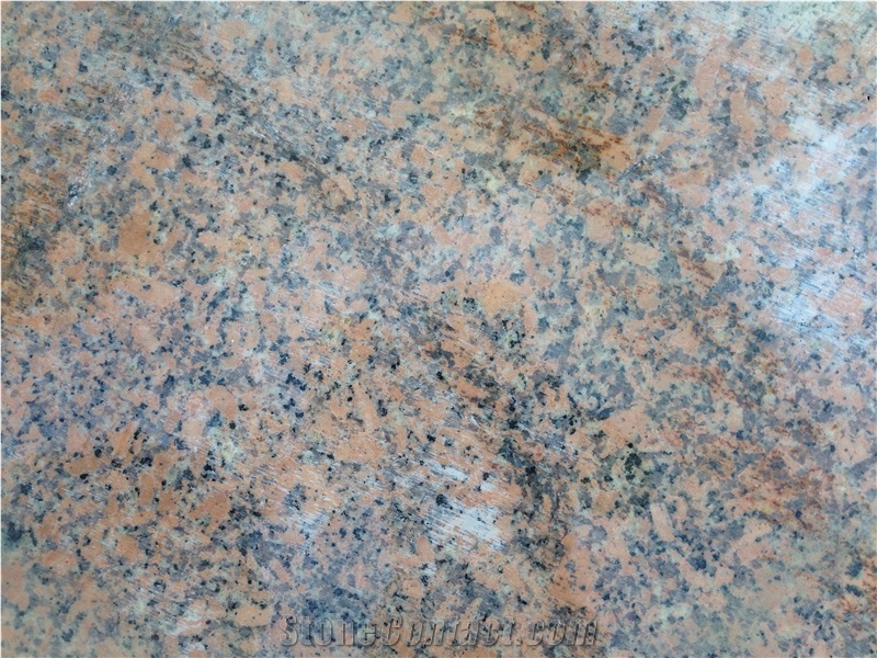 Crystal Pink Flower Granite Slabs & Tiles, India Pink Granite