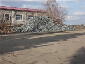 Gabbro Starry Night G8 Cobble Stone, Starry Night Granite Cube Stone for Paving, Black Granite Cube Stones
