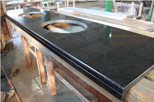 Gabbro Starry Night G8 Granite Kitchen Countertop, Black Granite Vanity Tops, Bath Tops