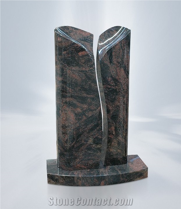 Aurora Granite Headstone