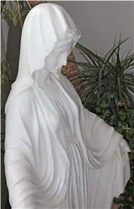 White Marble Monumental Sculpture