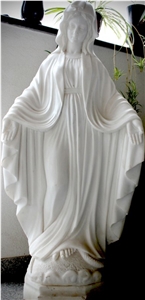 White Marble Monumental Sculpture