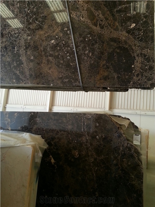 Dark Emperador Marble Slabs & Tiles