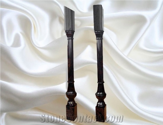 Black Obsidian Balustrades