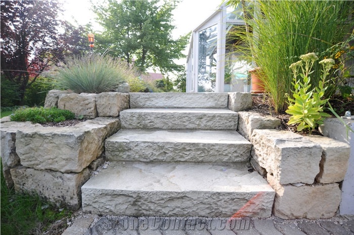 Sandstone Block Steps