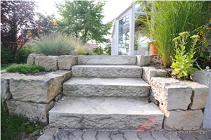 Sandstone Block Steps