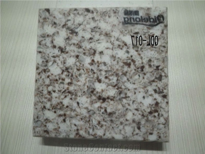 Tri-Color Artificial Quartz Stone
