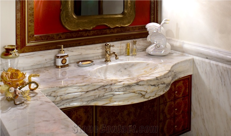 Calacatta Santi Marble Vanity Top