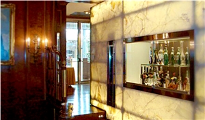 Translucent Honey Onyx Wall Panels