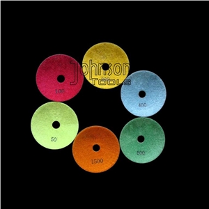 100mm Diamond Convex Polishing Pad
