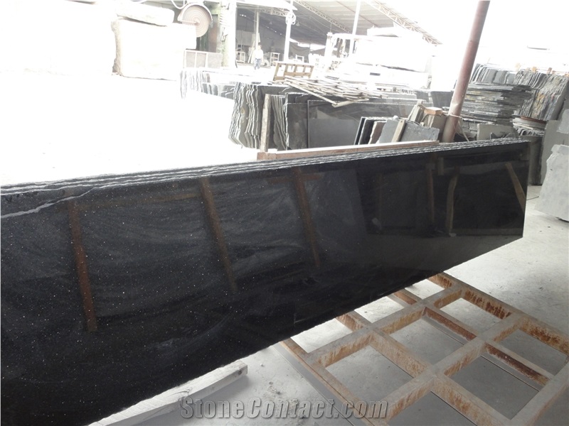 Black Galaxy Granite Slabs
