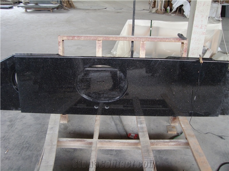 Black Galaxy Granite Slabs